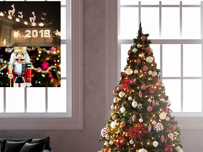 Christmas Ad for Art Shop 2018 adobe photoshop advertisement advertisements branding christmas design graphic design