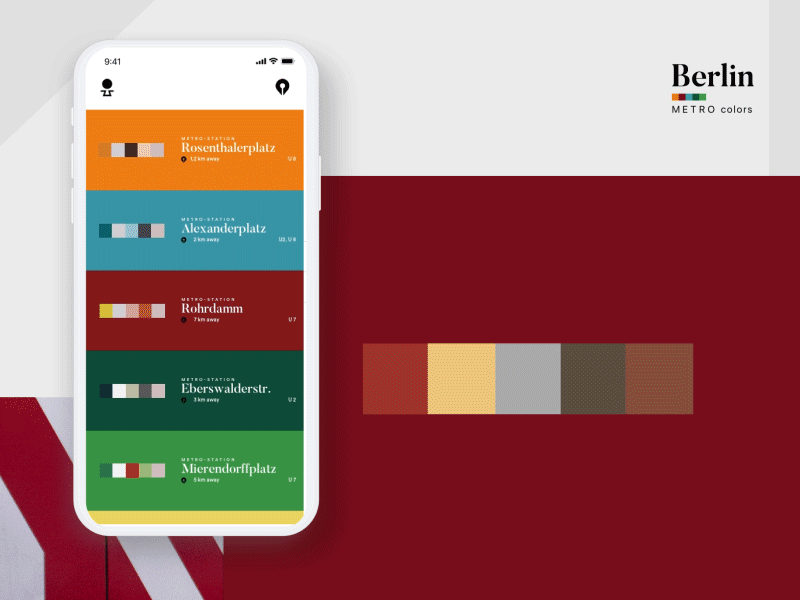 Berlin metro colors #iconcontest adobe adobexd animation app app animation branding daily ui challenge dailyui design icon illustration interaction iphone logo ui ux vector