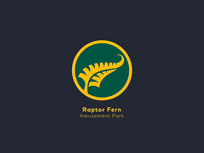 Raptor Fern amusement park brand brandideas brandidentity branding concept dailylogochallenge design designinspiration dinosaur fern graphicdesign jurassic park logo logoconcept logoideas logoinspiration raptor tail visualidentity