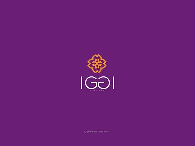 Iggi Flowers azerbaijan boutique logo branding colors flower flower clipart flower crown flower illustration flower logo logo logo a day logo alphabet orange ornament logo purple logo shape logo typography ui vector yellow