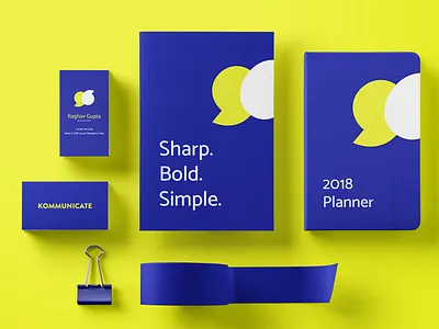 Kommunicate branding : Stationery collaterals bangalore brand agency brand and identity brand design brand development brand identity brand stationery branding busines card chat collateral design communicate design design studio logo logo design stationary design studio unlost vector visiting card design