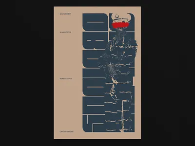 Captain Obvious design digital editorial graphic illustration layout monogram poster poster a day print type type daily typography