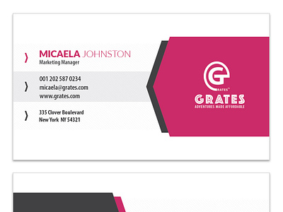 Grates 2 branding bussines card logo typography ui ux vector