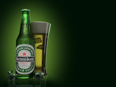 Beer 3d beer blender cycles heineken lighting modelling render texturing