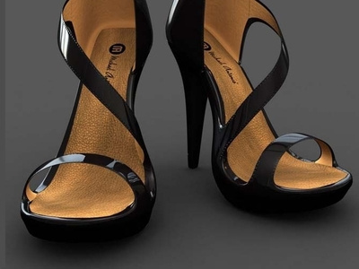 Highheels 02 3d 3d print hardsurface maya modeling