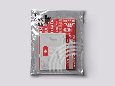 Thank You Canada bag mockup brand branding canada clean collateral creative design designinspiration icon identity inspiration logo logo design madebyvp minimal modern packagedesign packaging red
