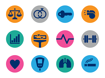 Healthcare Icons branding design exercise health healthcare icon iconography icons illustration logo medical