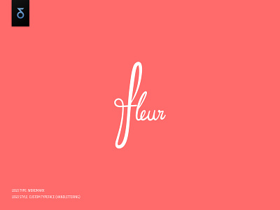 Florist shop logo - hand lettering/ caligraphy brand branding caligraphy graphic design handlettering icon illustration logo logo a day logos mark seriff symbol type typography ui ux vector wordmark