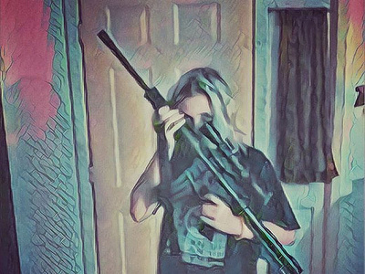 Scene: Fakeout land of the free neonnoir photography retrowave vibrantdark
