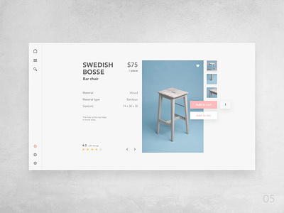 Ui challenge - 05 (single product) design designer desktop flat ikea minimal sketch ui ui challange ui concept ui deisgn ui design challenge user experience user inteface ux ux design