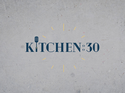 Kitchen Logo 99designs adobe illustrator art blue and yellow blue logo branding challange challenge accepted design flat icon kitchen kitchen art kitchenware logo time vector vector art yellow logo