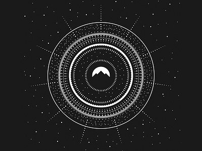 The Stars Will Guide You Home design emblem geometric icon mountains pattern star stars symbol