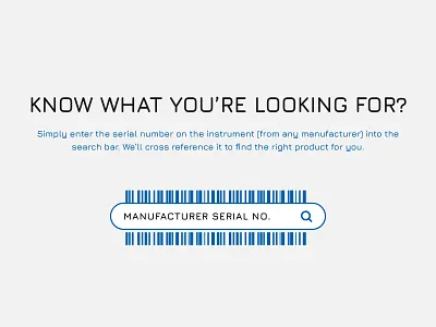 Barcode Search CTA barcode button cta manufacture scan search search bar serial ui design user interface design website