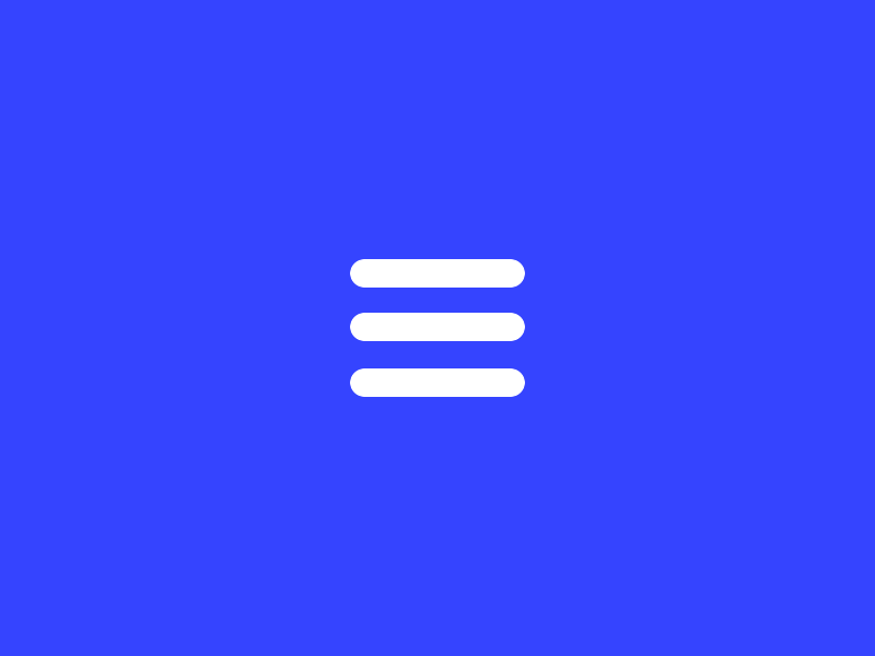 Hamburger & Close Animation animation close design hamburger hamburger menu inspiration list microinteraction orizon ui ux wstyle