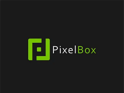 PixelBox Logo animasi antik aplikasi branding datar desain ikon ilustrasi logo logo minimalis logo vintage merek minimalis tipografi ui ux vektor web