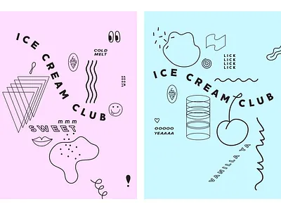 Ice cream design ice cream illustration