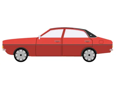 Ford Cortina flat art art car cortina design flat ford illustraor illustration retro vector