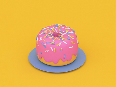 donut try me blender blender 3d donut sprinkles