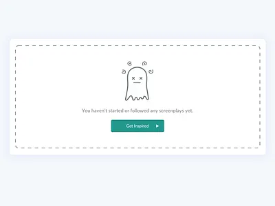 Empty State dashboard ui empty state ghost illustration ui