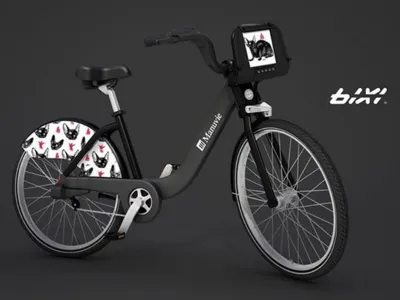 For Bixi in Montreal bike bixi illustration illustrator vélo