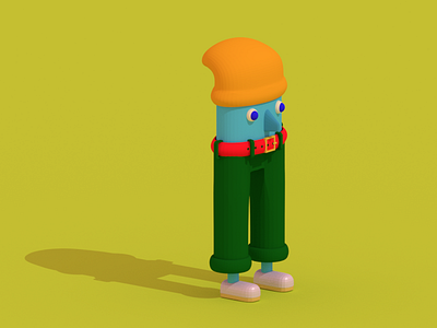 this outfit cost me $2 3d model blender blender3d