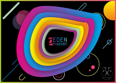 88Studio|Design Eden Fine Art Gallery art brand color concept design design agency design art eden edesign gradient gradient color gradient design graphic graphic art graphic design illustrator logo logo design vecto vector art
