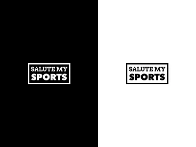 Salute My Sports Logo brand branding design graphicdesign logo sports
