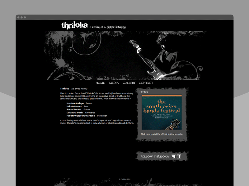 Thriloka design ui web design