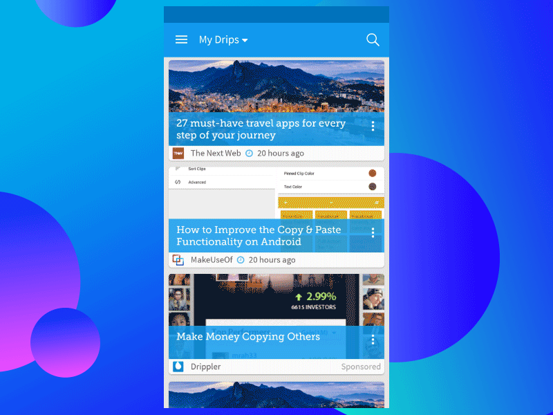 App tutorial exploration by Ilya Tsuprun on Dribbble