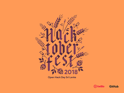 Open Hack Day 2018 creative design digitalocen github logodesign openhackday