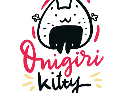 Origini Kitty cat design icon illustration japan kitty lettering logo origini red sketch summer type vector