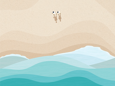 We see the sea beach blue design graphic ground icon illust illustation sand sea sea creature sea creatures see seeing vector water wave