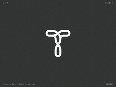 Letter T branding experiment icon identity letter logo mark minimalism monogram shape symbol typography vector