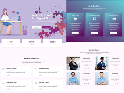 Creative Idea Website Design animation app branding branding design creative creative agency creative app creative website design design dribbble best shot illustration landing page landing page design photoshop typography ui web website design wordpress wordpress design