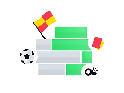 Illustrations - Stats for Sports App app branding cosmicode creative design digital drawing football graphics icon illustration layout product sketch soccer sports studio ui ux vector