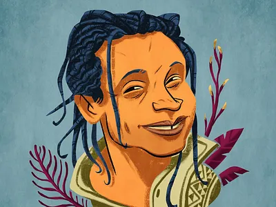 Jon Luz cap verdian music illustration music portrait portrait illustration