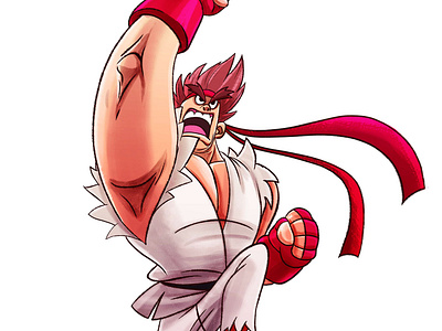 Ryu animation art background background art background design cartoon cartoon comic character creation character design characterdesignchallenge design draw drawing environment art game game characters illustration ryu street fighter toon