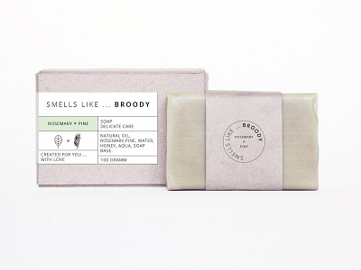 Soap package. anna meleshina clean app design clean package cute package graphic design graphic design illustrations minimalism minimalistic design nice nice package package rosemary soap soap package soapbox white