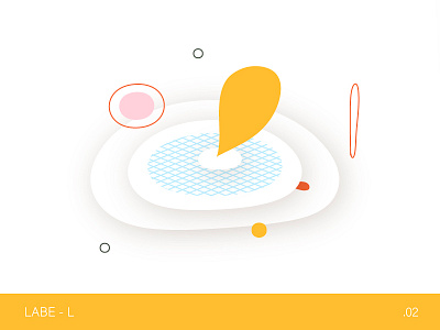 Labe-L #02 branding festival illustration magazine pink shapes ui vector