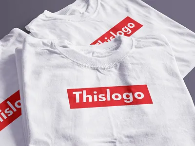 This logo art article blog box branding concept design futura logo post red supreme t shirt tee the designest