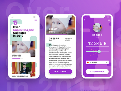 Donation App Concept app concept sketch ui ux