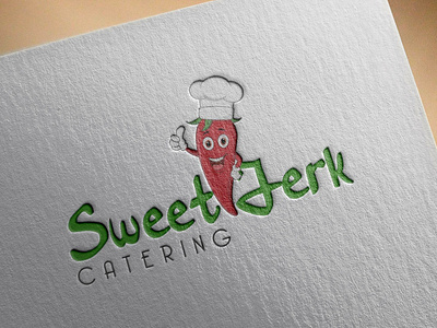 Sweet Jerk branding illustration logo typography vector