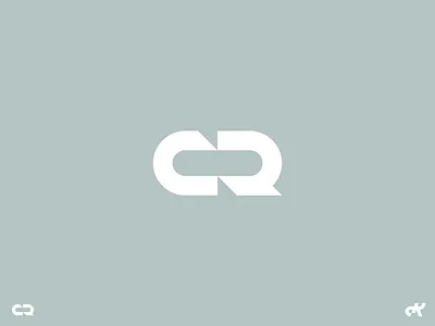 CR branding identity logo logo mark monogram