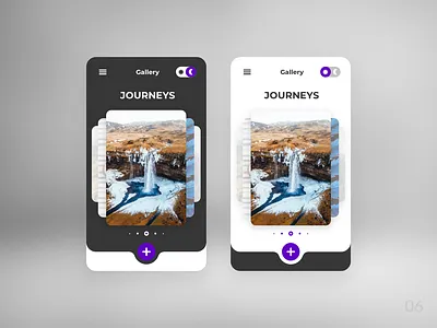 Ui challenge - 06 (gallery) application application ui design flat minimal mobile mobile app sketch ui ui application ui challange ui concept ux ux design ux designer