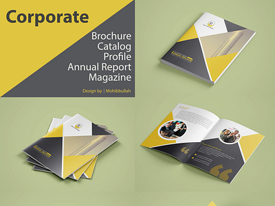 Corporate Brochure Design annualreport bifold booklet design brochure brochure design business card catalog company branding company profile corporate design dollar illustration logo magazine money profesional tryfold typography vector