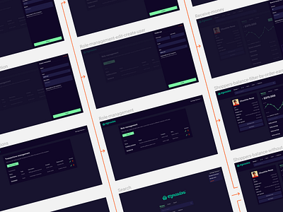 Payment dashboard admin dashboard admin panel dark ui design flowchart ui