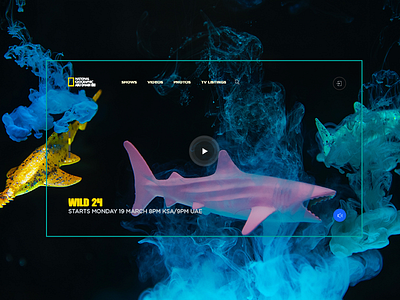 Re design the web site National geographic abu dhabi black color dark geographic national photoshop site ui ui ux design ux web