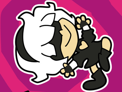 2B charlie brown classic design digital art fanart gamer gamergirl illustration logo nier automata nostalgia peanuts ps4 retro smashbros snoopy square enix vector videogame videojuego
