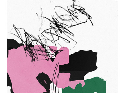 Anxiety abstract design form illustration
