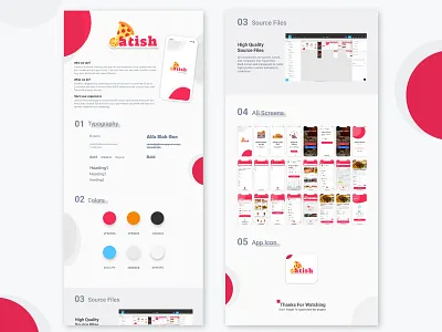 Eatish | Find nearby resturants android app design best design delivery app dribbble best shot figma food app ui illustrations iphone x app iphone x mockup mobile animation mobile app mobile app design mobile app development mockup design resturant ui ux design user experience design user interaction user interface design web desgin